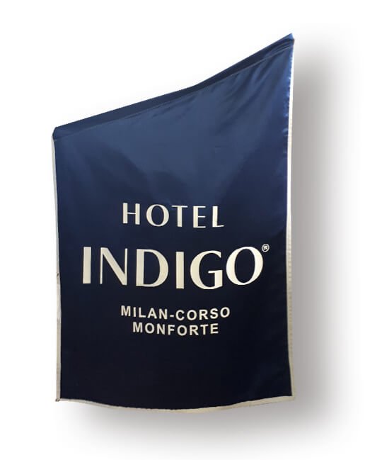 bandiere personalizzate per hotel